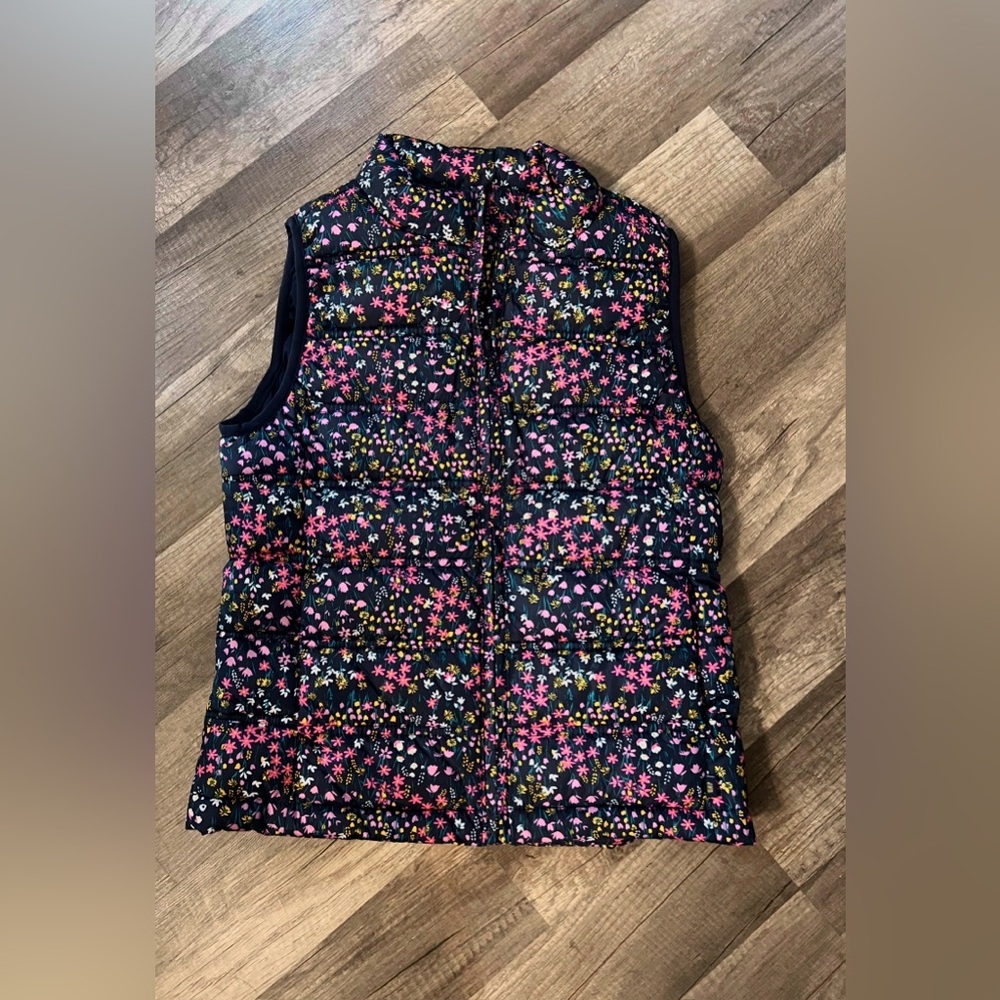 GAP Girls Floral Puffer Vest